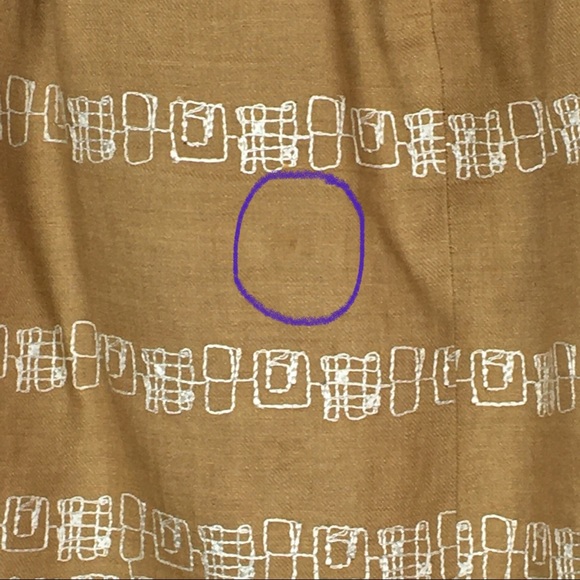 Vintage Y2K LIDA BADAY Linen Skirt with embroidery - Picture 15 of 15